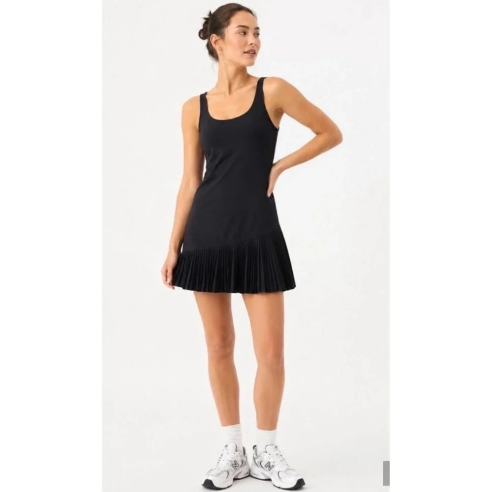Spanx Get Moving Sleeveless Athletic Athleisure Dress Black Large